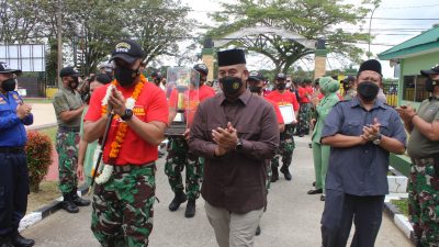 Pemkab Kukar Apresiasi Keberhasilan Kodim 0906/Kukar Raih Piagam Binter TNI-AD 2021