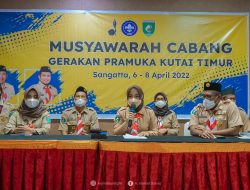 Musyawarah cabang (Muscab) Gerakan Pramuka Kutim Tetapkan Asti Mazar menjadi Ketua Kwarcab Kutim 2021-2026