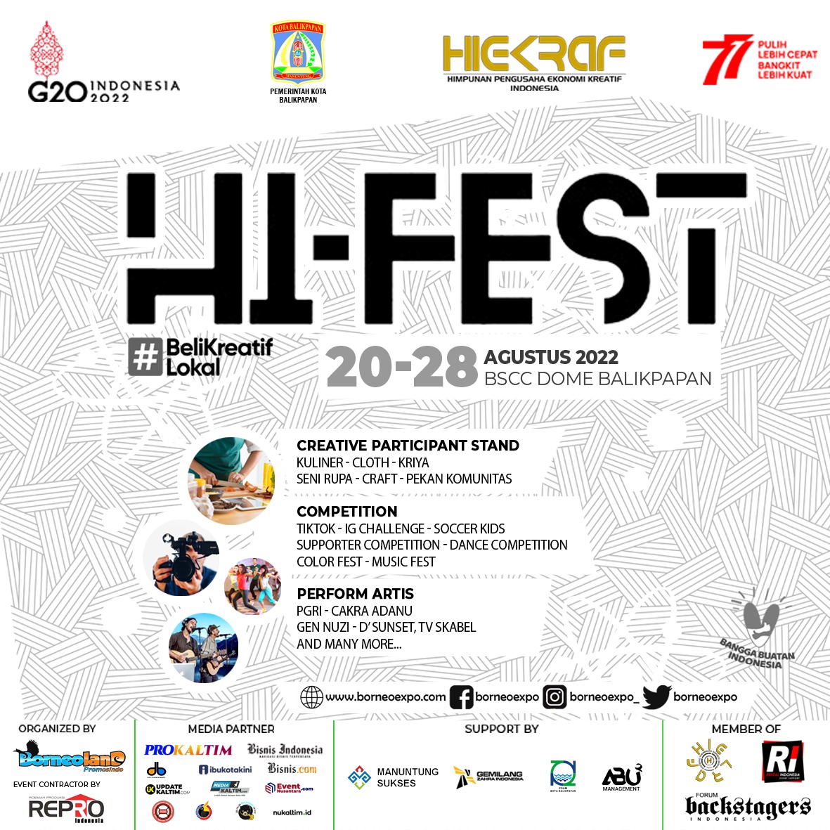 Penyelenggaraan HI-FEST Festival Ekonomi Kreatif