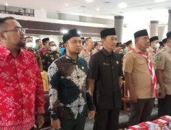 Unsur DPRD Kutim Hadiri Pelantikan dan Pengukuhan Mabi Pramuka Kabupaten