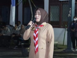 Asti Mazar Lepas Ratusan Pelajar Meriahkan Pawai Obor