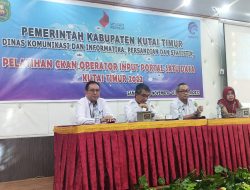 Dinas Kominfo Kutai Timur Menggelar Pelatihan CKAN Dalam Mendukung Program Satu Data