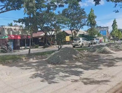Perbaikan Jalan di APT Pranoto Sangatta Sudah Hampir Rampung
