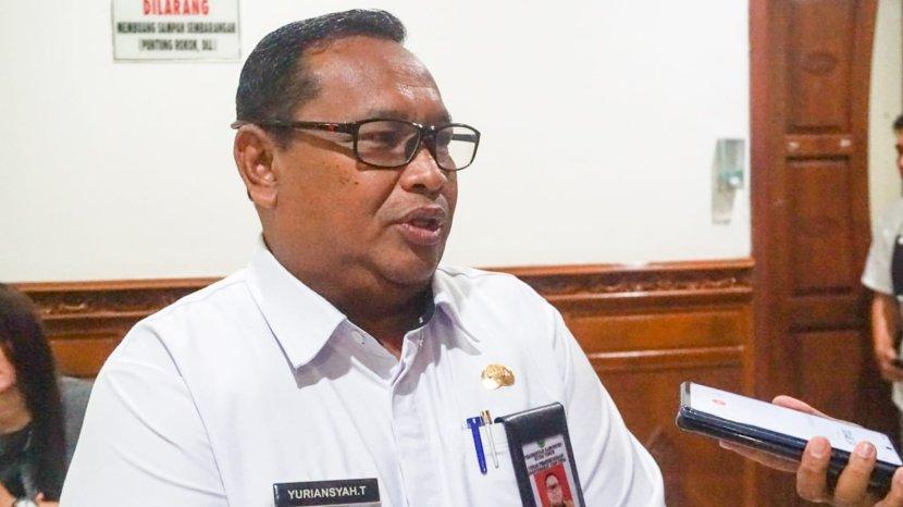 uriansyah Kepala Dinas Pemberdayaan Masyarakat dan Desa (DPMDes) Kutim, memaparkan perhitungan pemilihan kepala desa di 17 kecamatan.