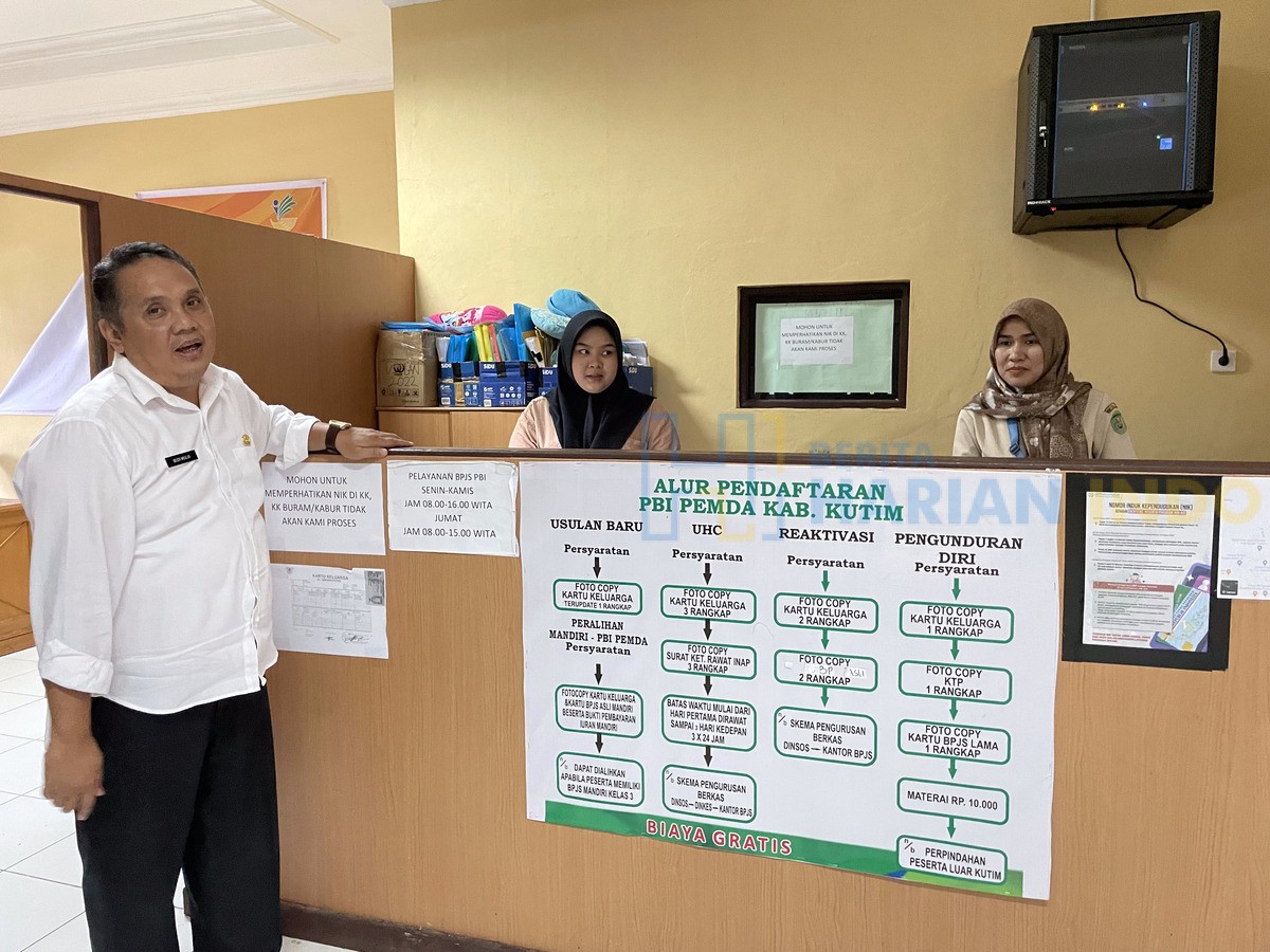 Budi Mulia, Plt Sekretaris Dinsos Kabupaten Kutim.