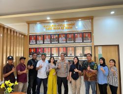 Jalin Sinergitas, PWRI Sambangi Polres Kutim