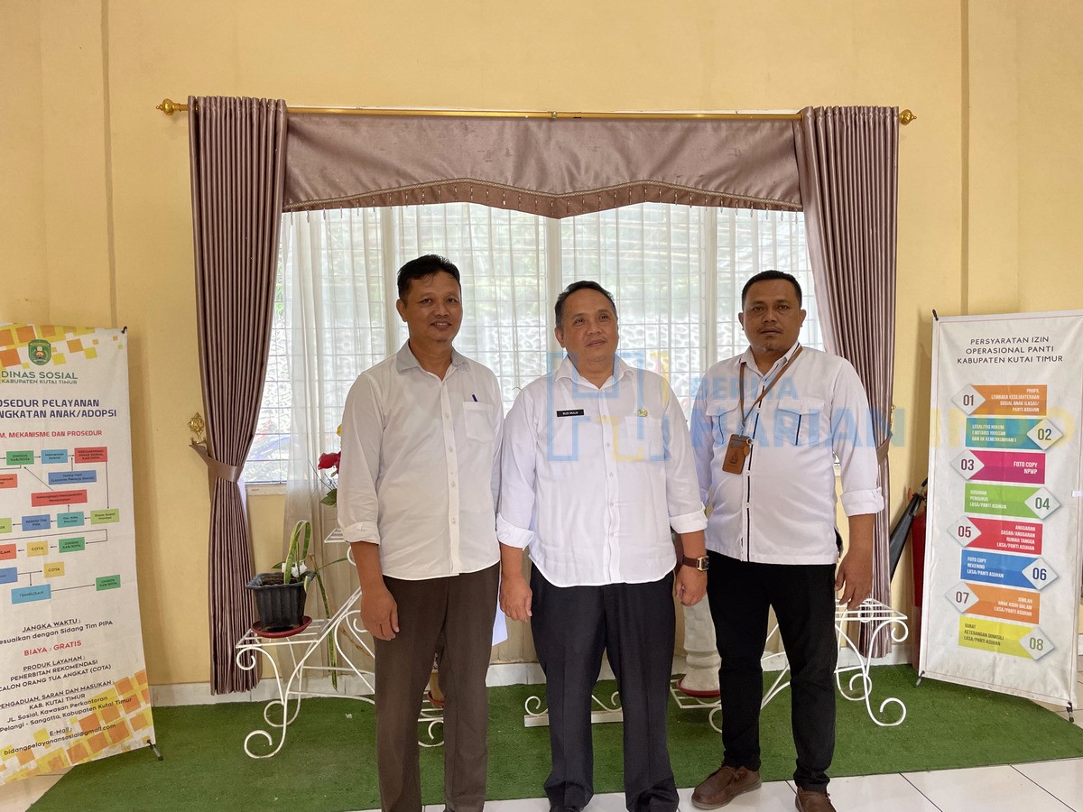 Budi Mulia, Plt Sekretaris Dinsos Kabupaten Kutim.