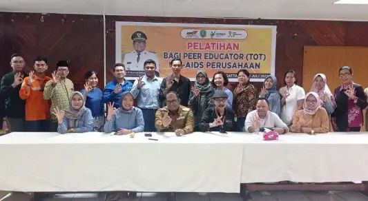 KPAD Kabupaten Kutai Timur menggelar Training of Trainers (ToT) HIV/AIDS di Kawasan Wisma Raya Swarganegara.