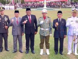 Tak Ada Kendala, Upacara Penurunan Bendera HUT RI Ke-78 di Kutim Berjalan Lancar dan Sukses