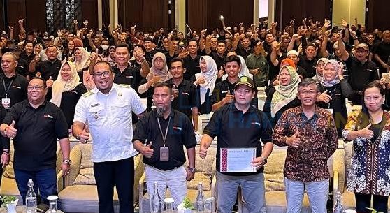 foto bersama peserta kegiatan Bimbingan Teknis (Bimtek) Peningkatan Kapasitas Anggota Badan Permusyawaratan Desa (BPD) dalam Tata Kelola Pemerintahan Desa