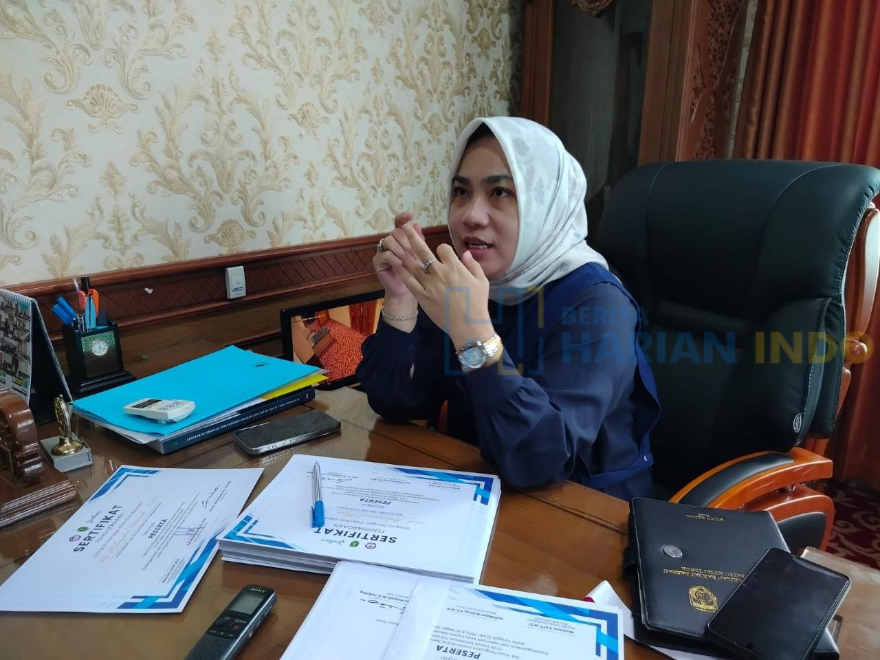 Wakil Ketua I DPRD Kutim, Asti Mazar.