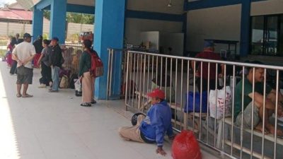 Arus Balik Lebaran Padati Terminal Sangatta, Volume Penumpang Naik Dua Kali Lipat